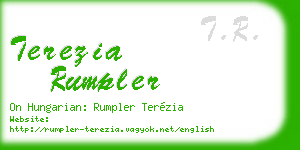 terezia rumpler business card