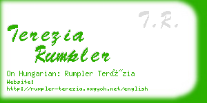 terezia rumpler business card